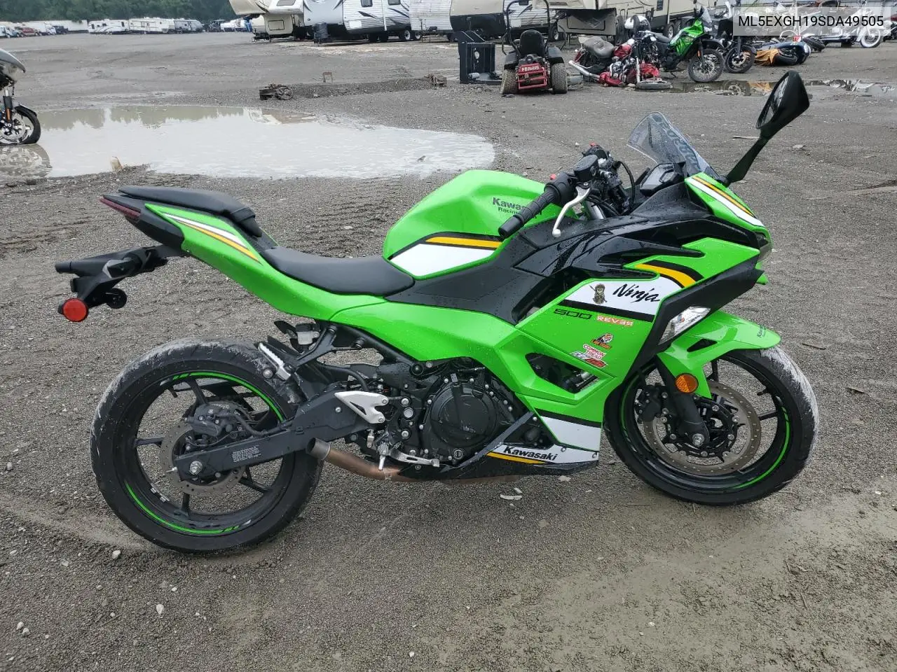 2025 Kawasaki Ex500 H VIN: ML5EXGH19SDA49505 Lot: 59586625
