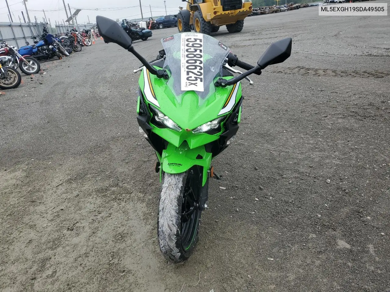 2025 Kawasaki Ex500 H VIN: ML5EXGH19SDA49505 Lot: 59586625