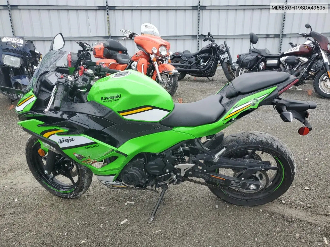 2025 Kawasaki Ex500 H VIN: ML5EXGH19SDA49505 Lot: 59586625