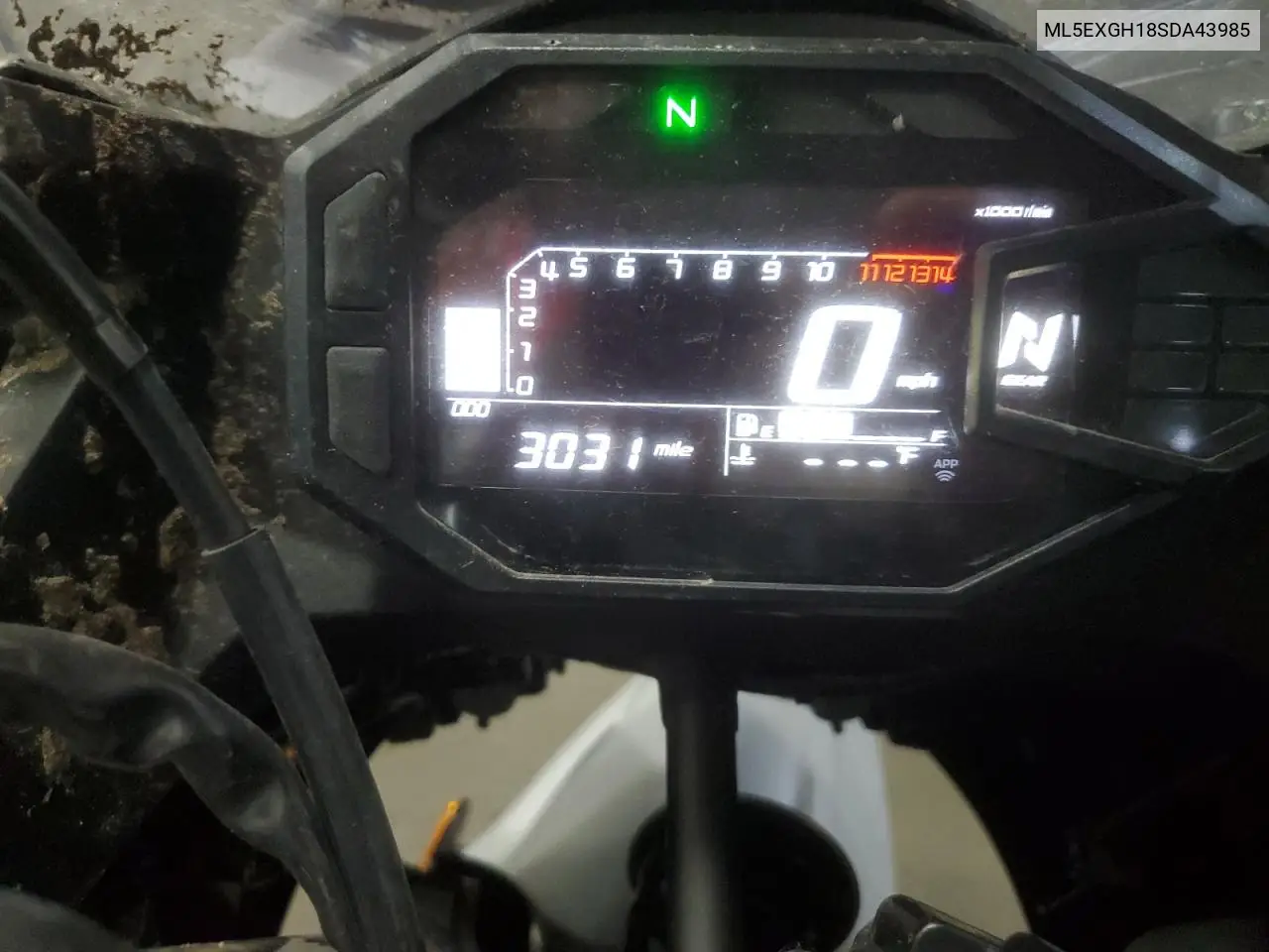 2025 Kawasaki Ex500 H VIN: ML5EXGH18SDA43985 Lot: 60257135