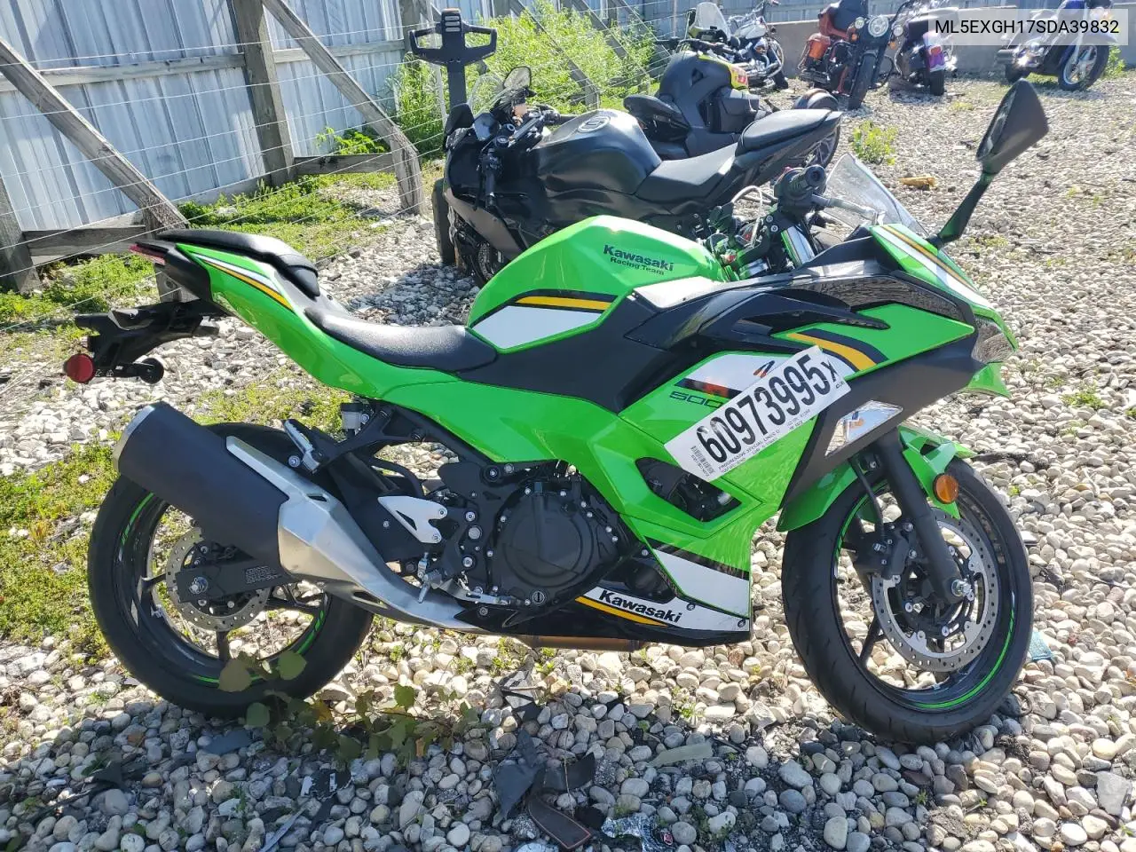 2025 Kawasaki Ex500 H VIN: ML5EXGH17SDA39832 Lot: 60973995