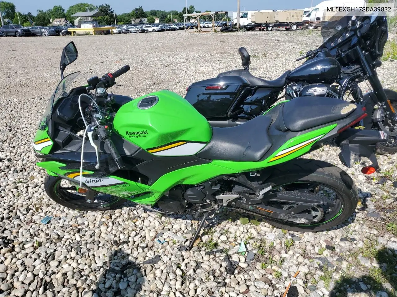 2025 Kawasaki Ex500 H VIN: ML5EXGH17SDA39832 Lot: 60973995