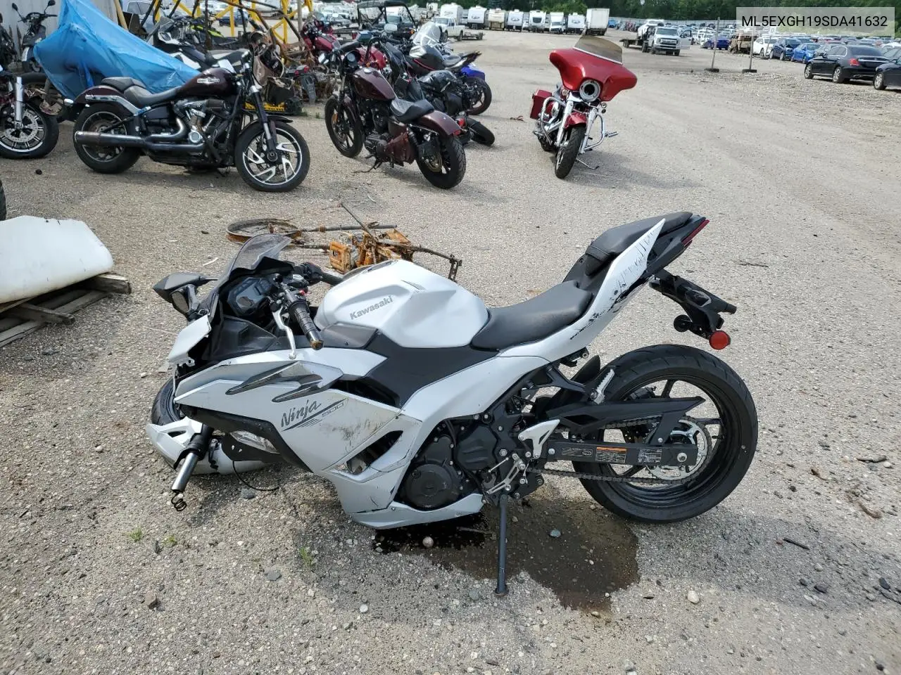 2025 Kawasaki Ex500 H VIN: ML5EXGH19SDA41632 Lot: 61085685