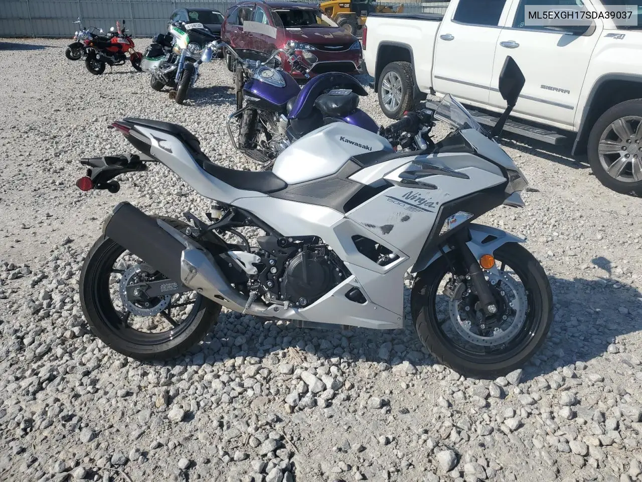 2025 Kawasaki Ex500 H VIN: ML5EXGH17SDA39037 Lot: 61730515