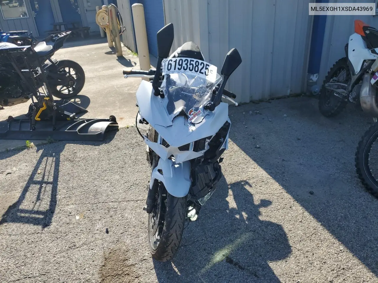 2025 Kawasaki Ex500 H VIN: ML5EXGH1XSDA43969 Lot: 61935825