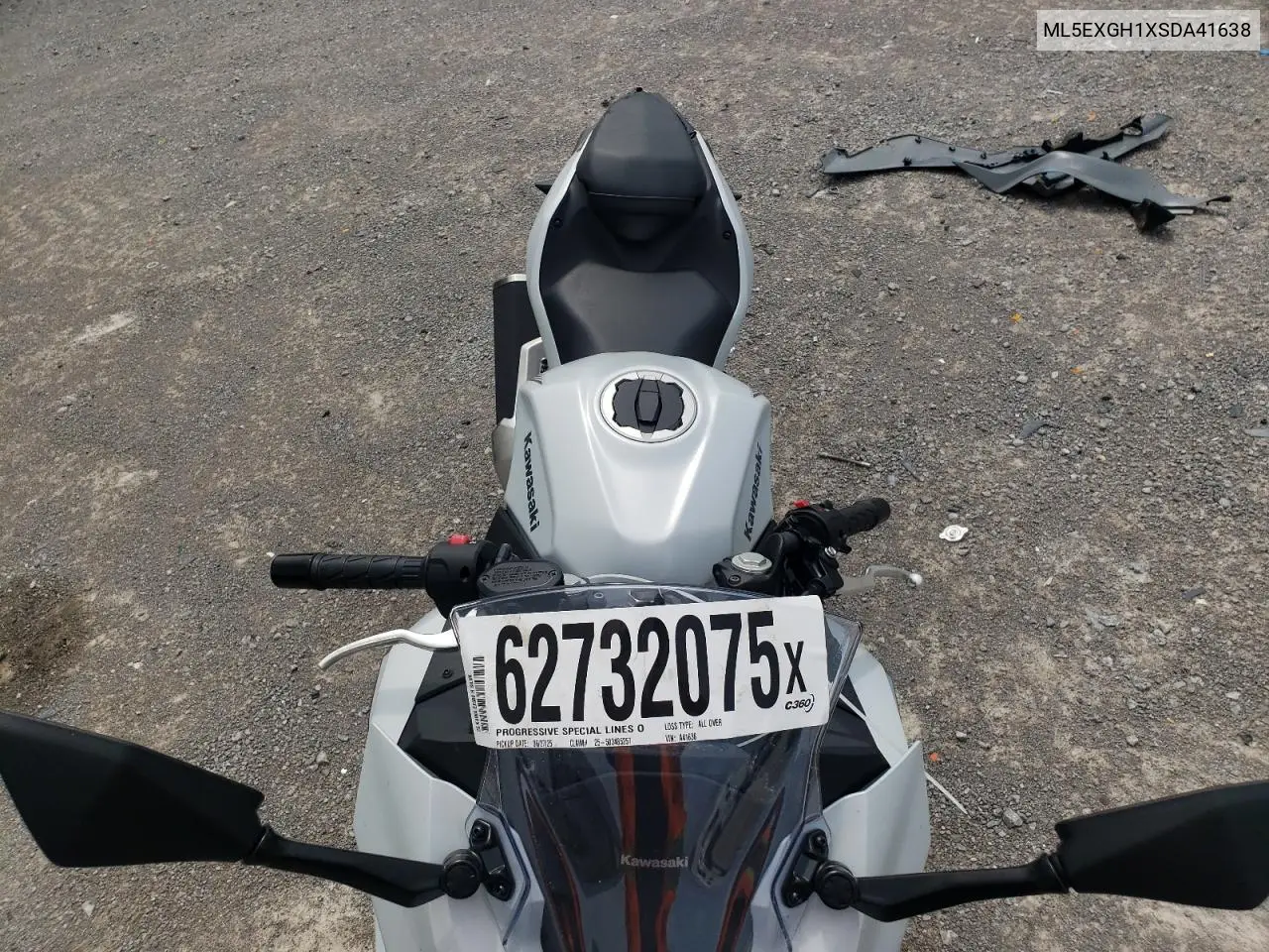2025 Kawasaki Ex500 H VIN: ML5EXGH1XSDA41638 Lot: 62732075