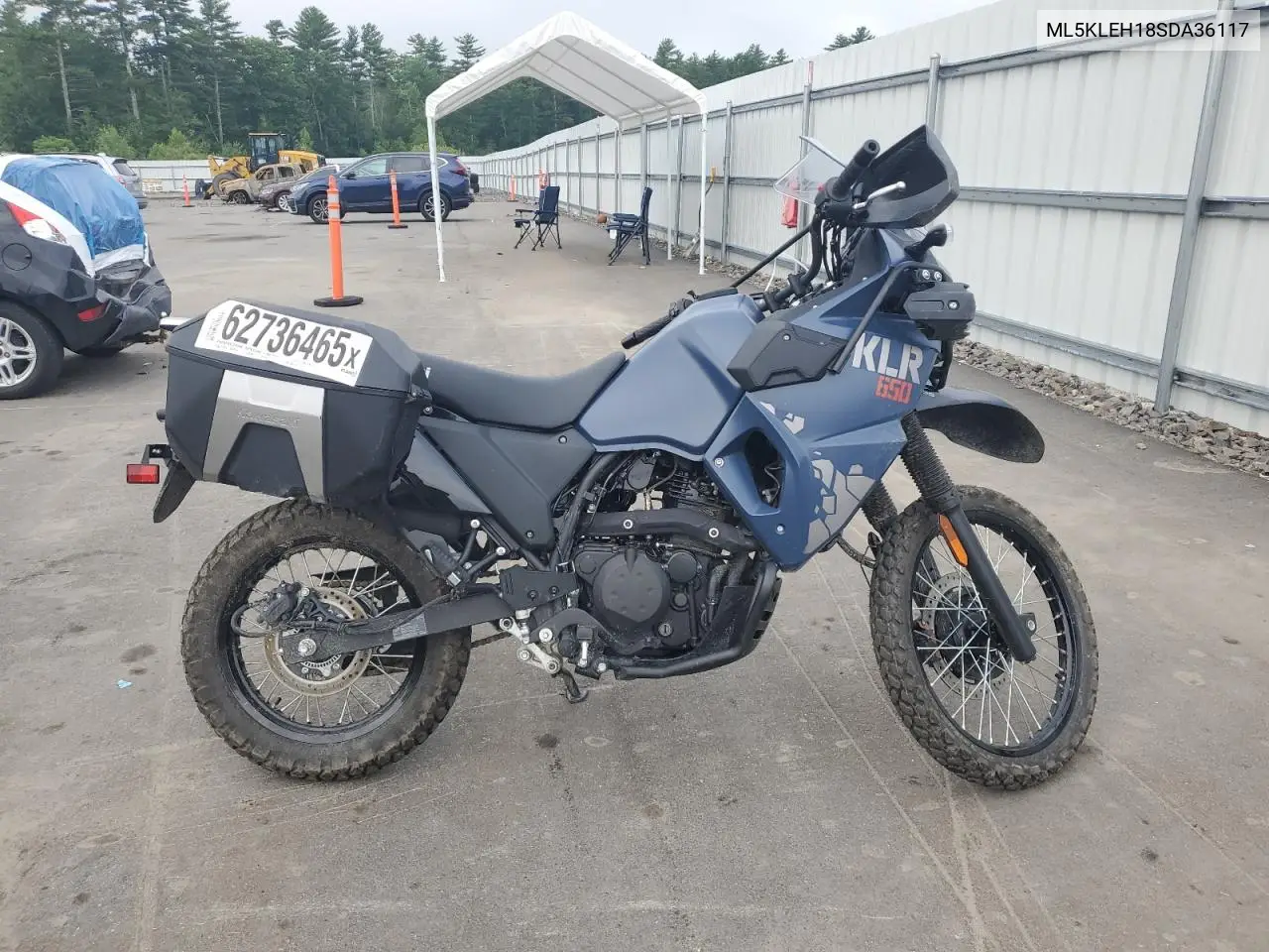 2025 Kawasaki Kl650 H VIN: ML5KLEH18SDA36117 Lot: 62736465
