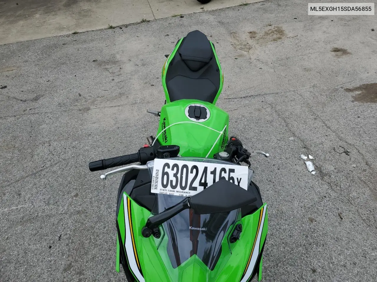 2025 Kawasaki Ex500 H VIN: ML5EXGH15SDA56855 Lot: 63024165