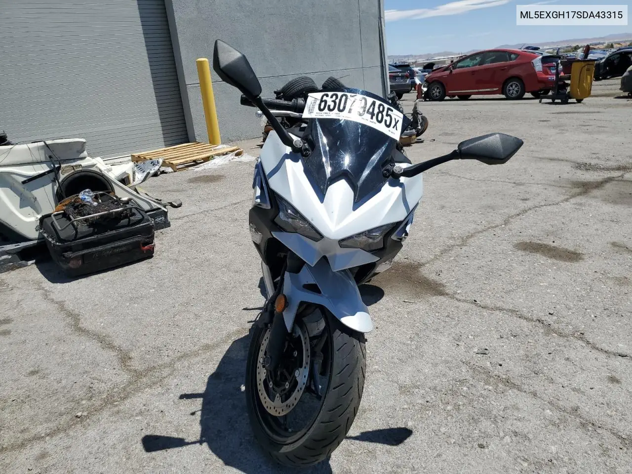2025 Kawasaki Ex500 H VIN: ML5EXGH17SDA43315 Lot: 63079485
