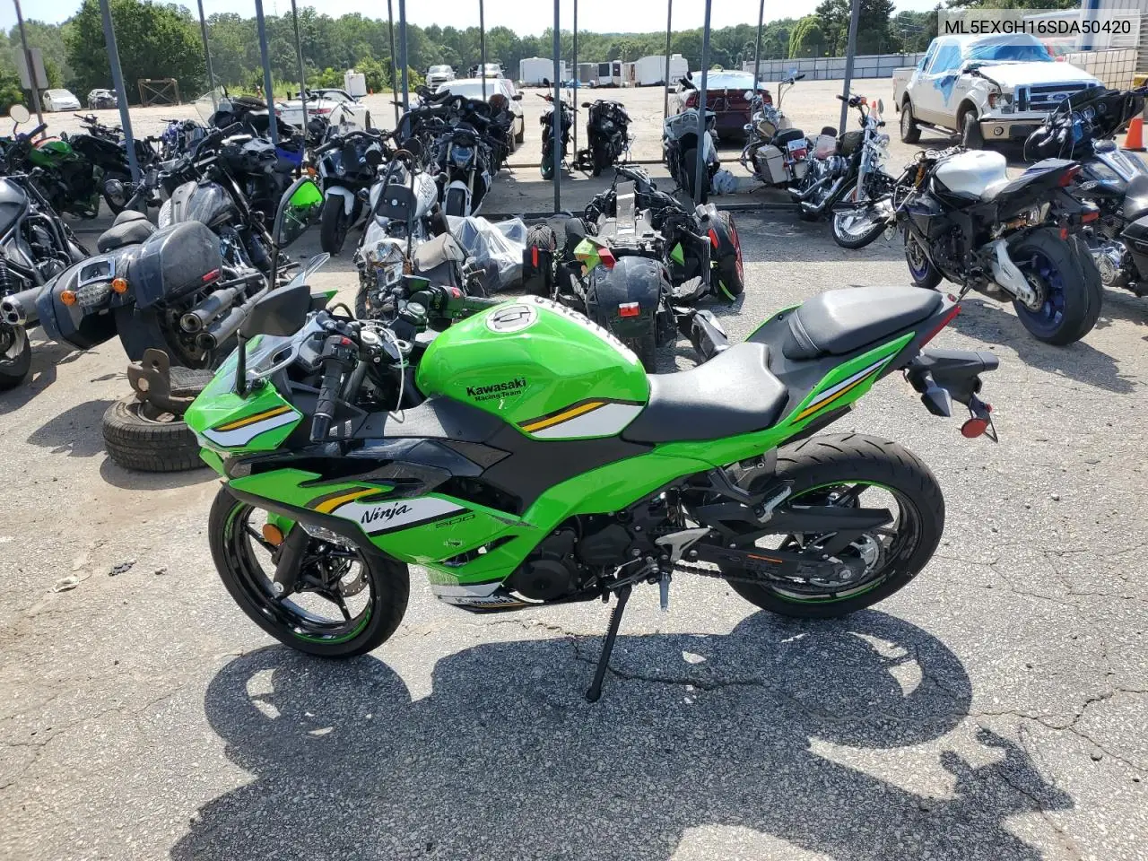 2025 Kawasaki Ex500 H VIN: ML5EXGH16SDA50420 Lot: 64424115