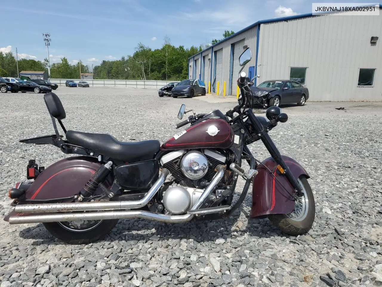 1999 Kawasaki Vn1500 J VIN: JKBVNAJ18XA002951 Lot: 58841165