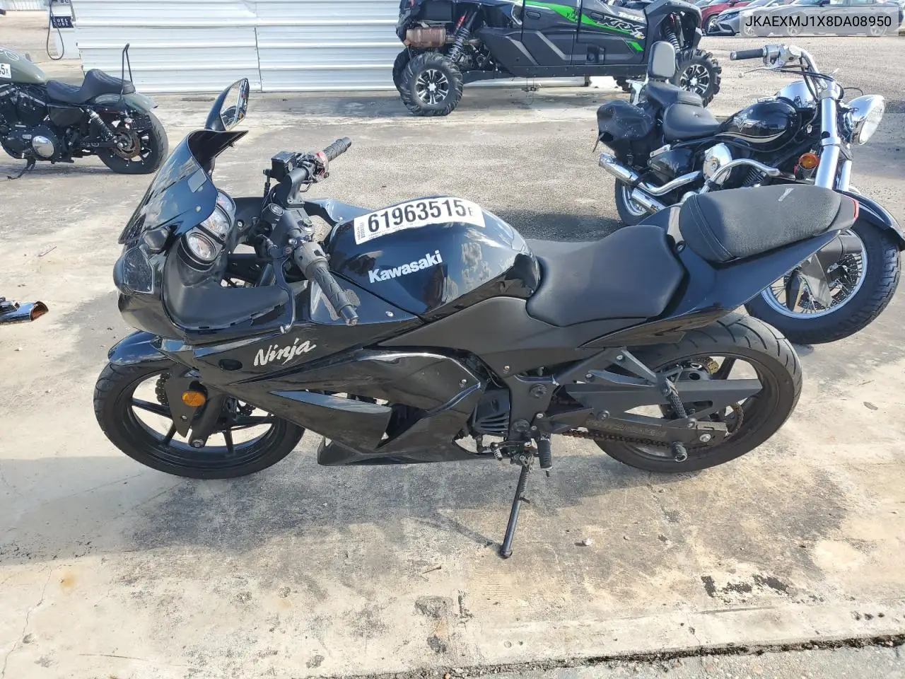 2008 Kawasaki Ex250 J VIN: JKAEXMJ1X8DA08950 Lot: 61963515