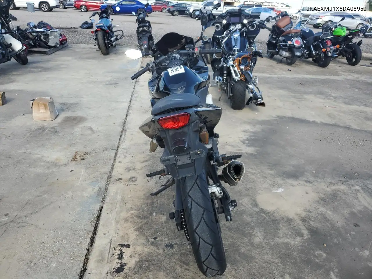 2008 Kawasaki Ex250 J VIN: JKAEXMJ1X8DA08950 Lot: 61963515