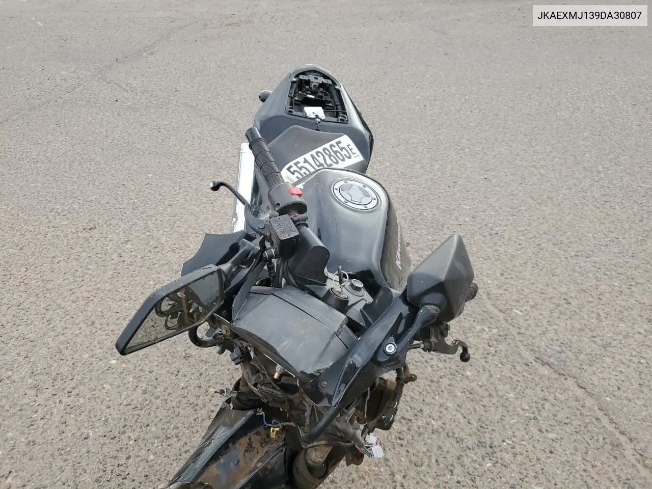 2009 Kawasaki Ex250 J VIN: JKAEXMJ139DA30807 Lot: 55142865