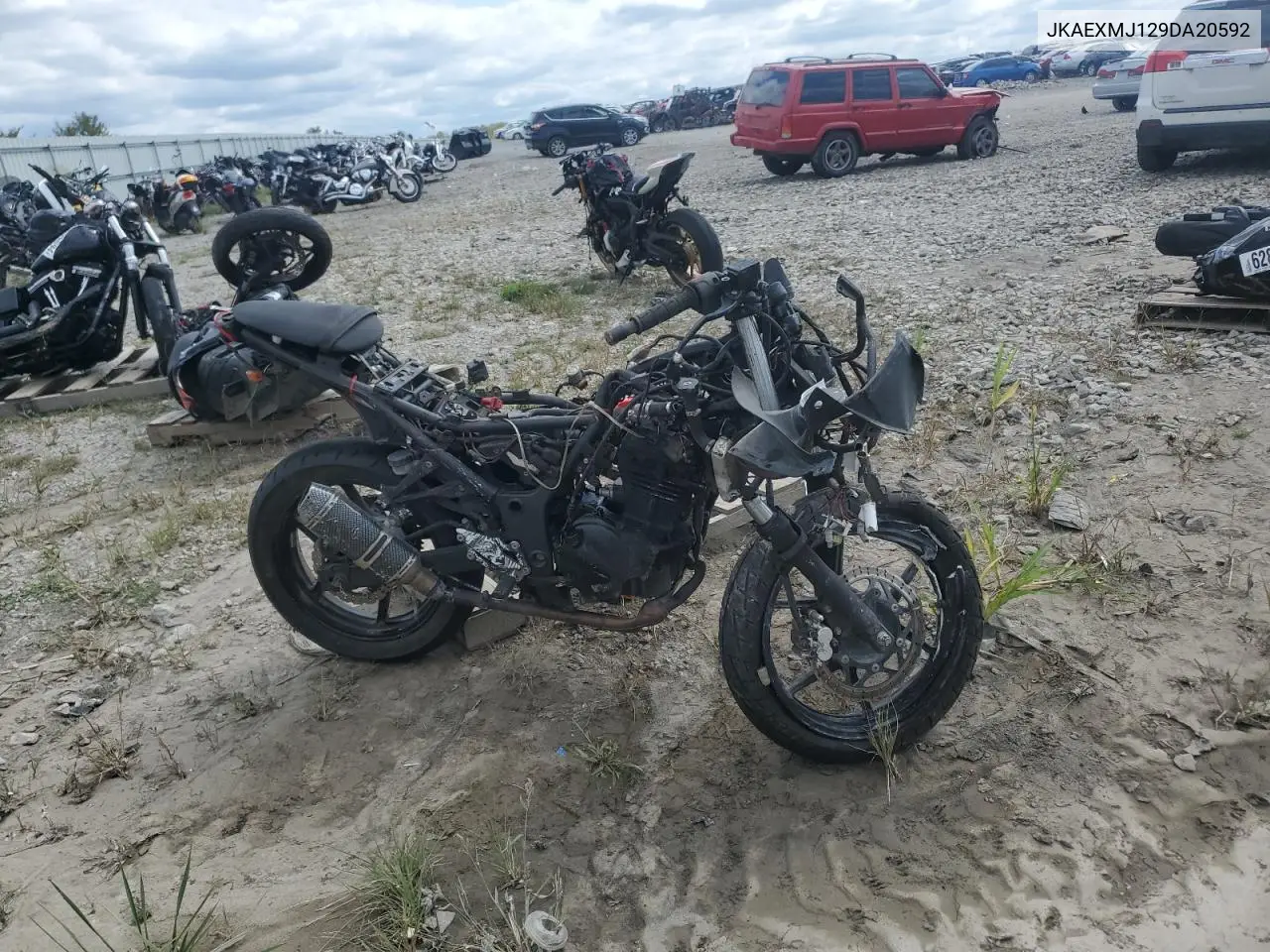 2009 Kawasaki Ex250 J VIN: JKAEXMJ129DA20592 Lot: 55667635