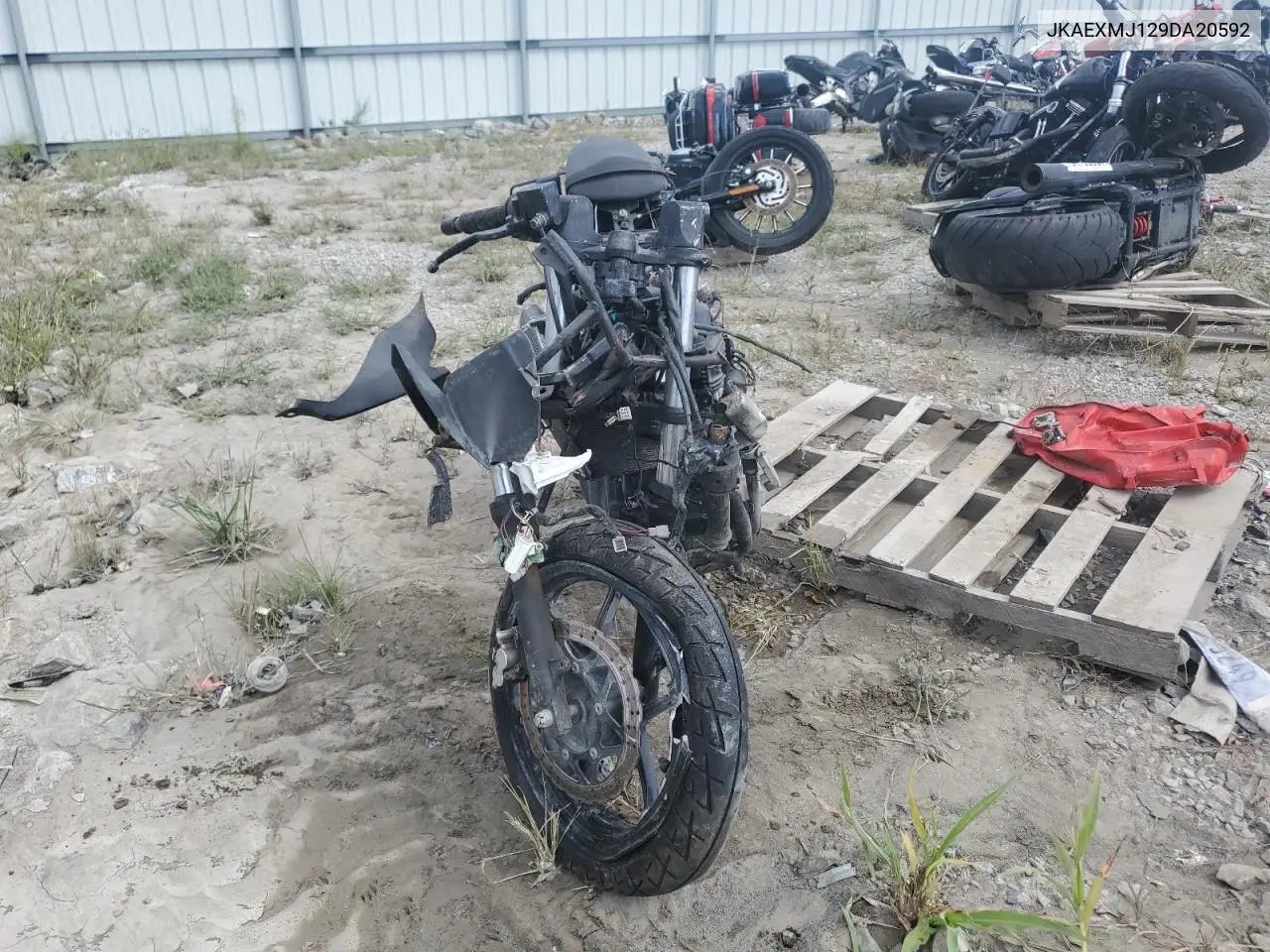 2009 Kawasaki Ex250 J VIN: JKAEXMJ129DA20592 Lot: 55667635