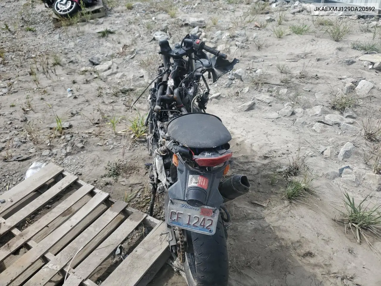 2009 Kawasaki Ex250 J VIN: JKAEXMJ129DA20592 Lot: 55667635