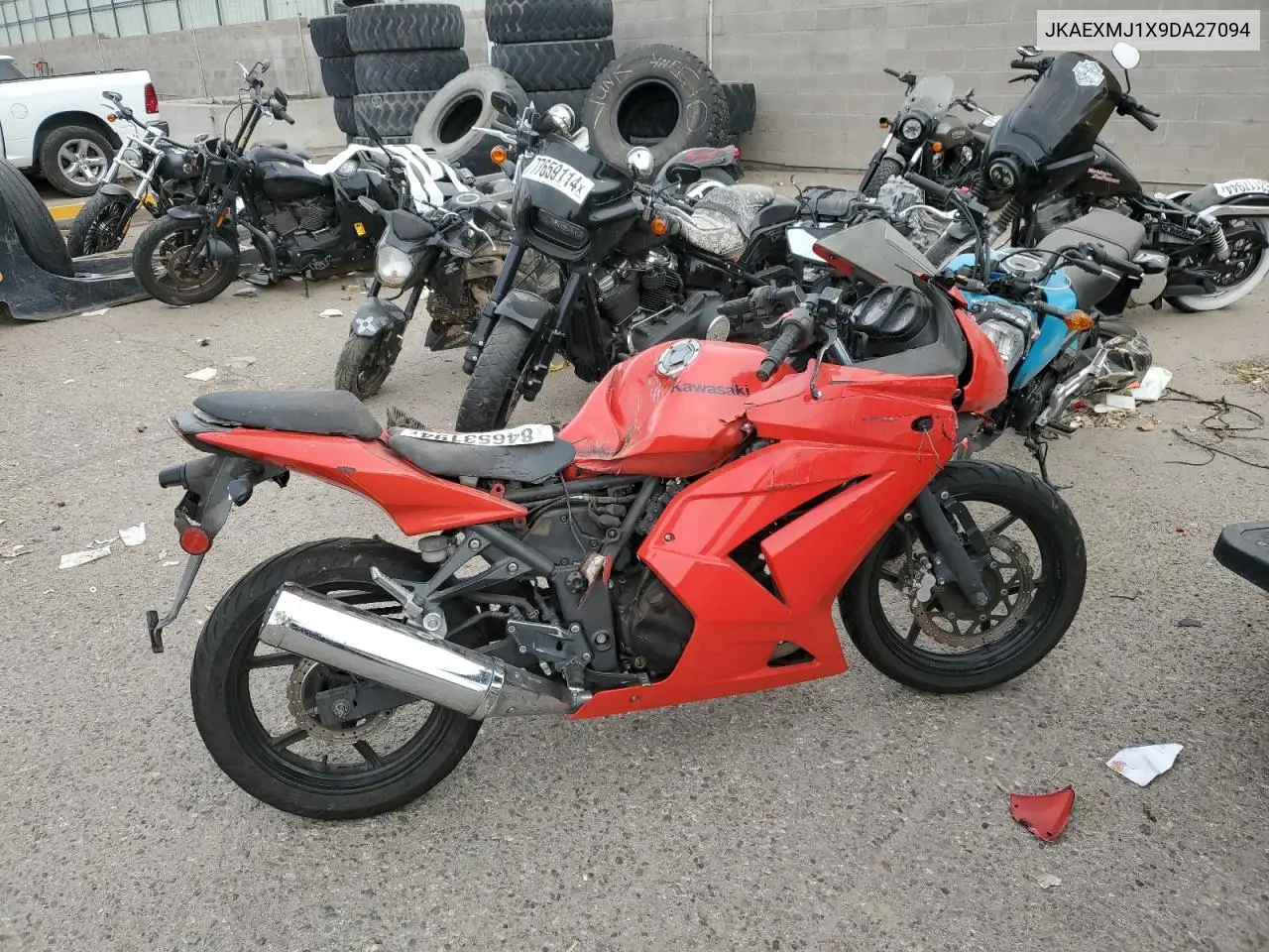 2009 Kawasaki Ex250 J VIN: JKAEXMJ1X9DA27094 Lot: 56123575