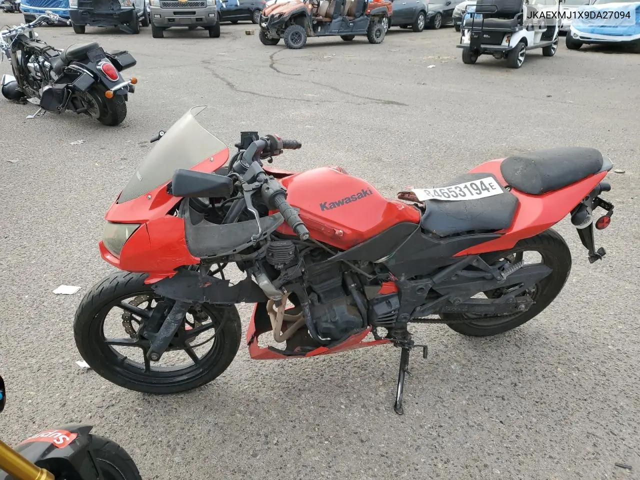 2009 Kawasaki Ex250 J VIN: JKAEXMJ1X9DA27094 Lot: 56123575