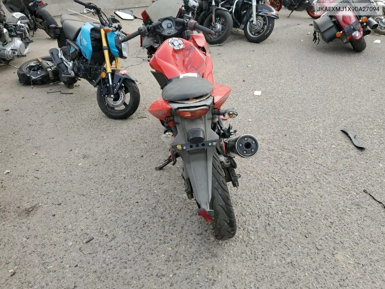 2009 Kawasaki Ex250 J VIN: JKAEXMJ1X9DA27094 Lot: 56123575