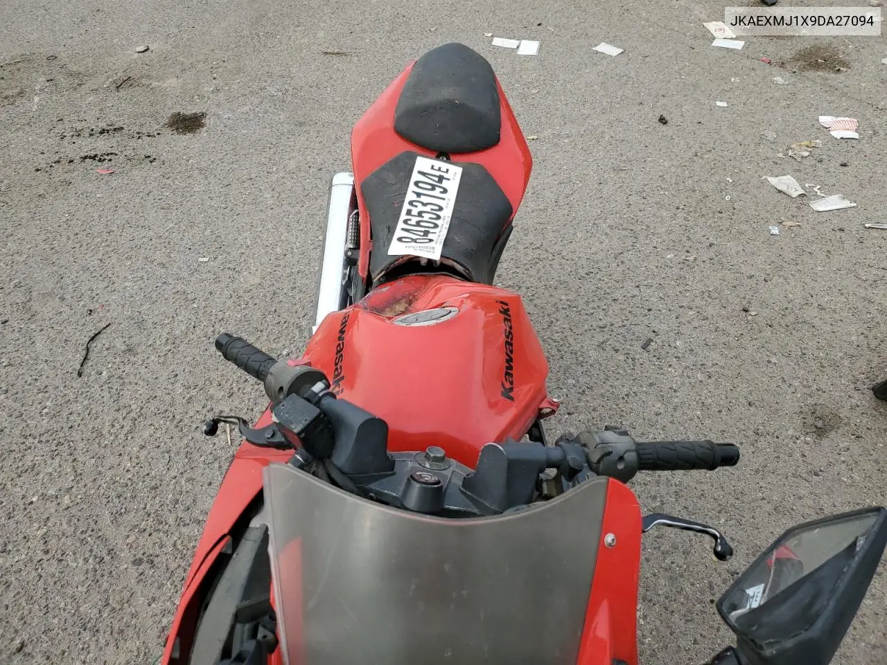 2009 Kawasaki Ex250 J VIN: JKAEXMJ1X9DA27094 Lot: 56123575