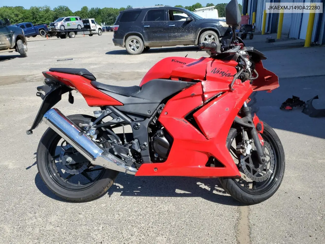 2009 Kawasaki Ex250 J VIN: JKAEXMJ149DA22280 Lot: 57601595