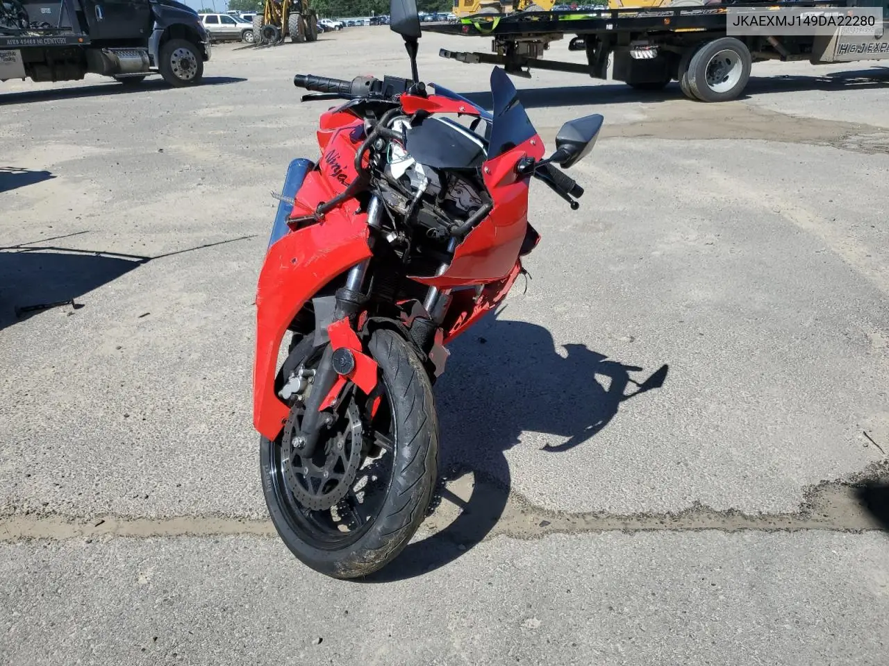 2009 Kawasaki Ex250 J VIN: JKAEXMJ149DA22280 Lot: 57601595