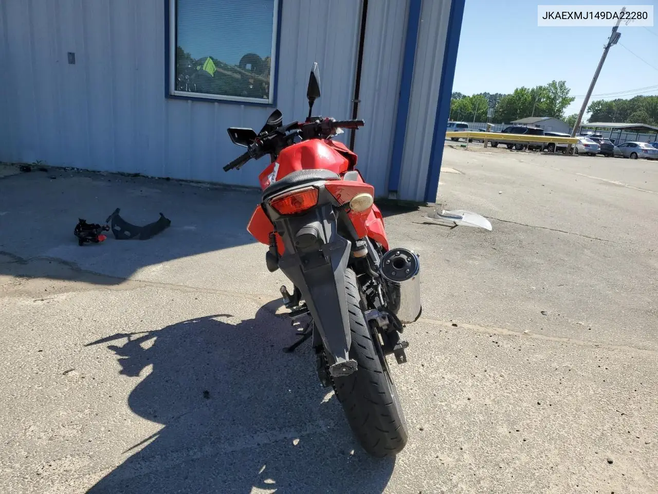 2009 Kawasaki Ex250 J VIN: JKAEXMJ149DA22280 Lot: 57601595