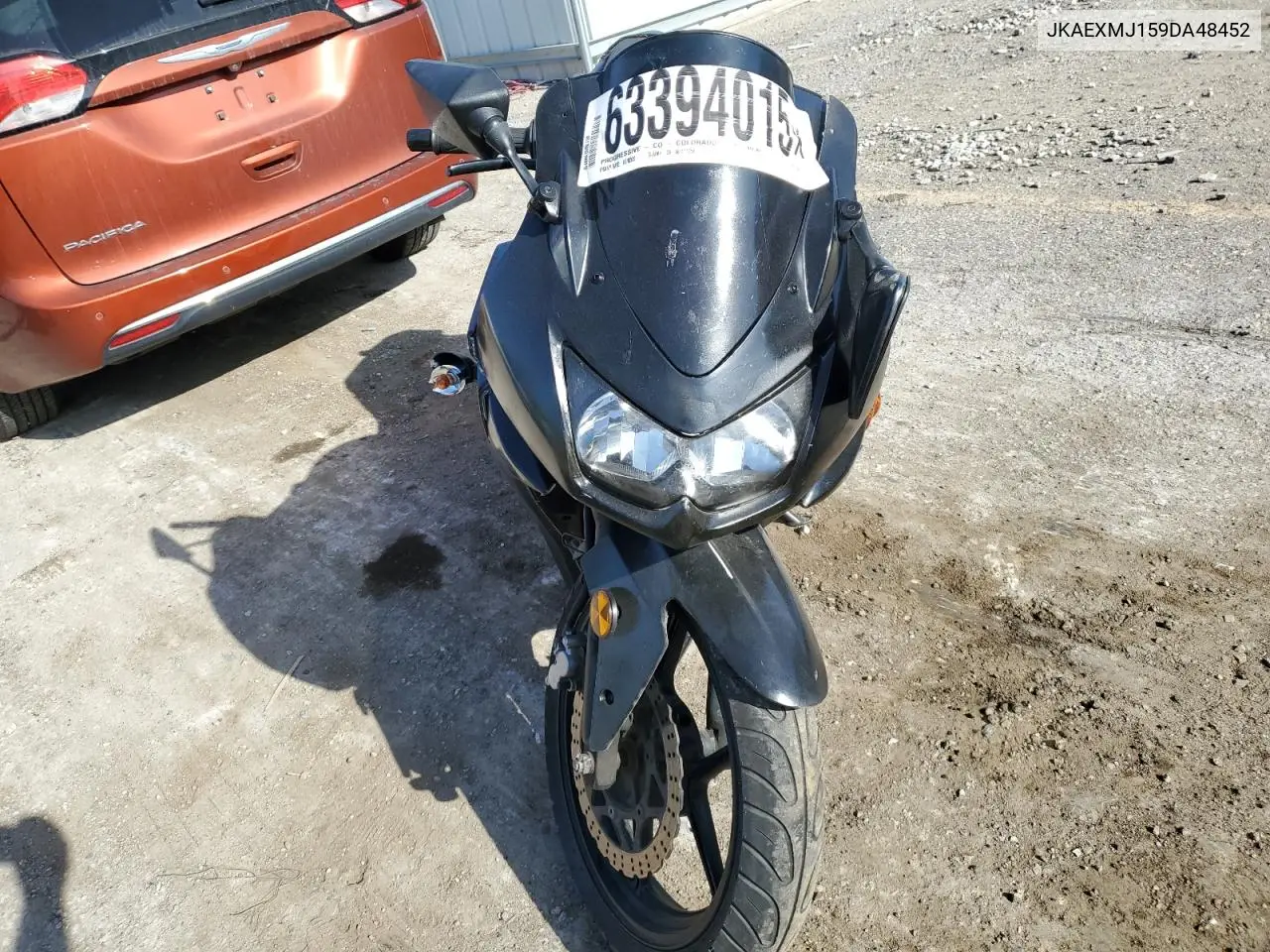 2009 Kawasaki Ex250 J VIN: JKAEXMJ159DA48452 Lot: 63394015