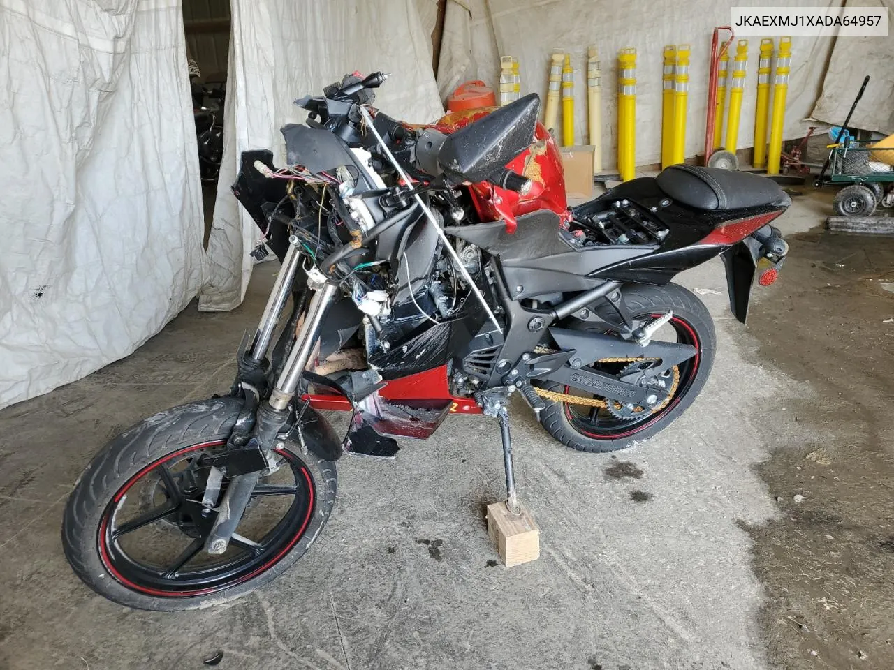 2010 Kawasaki Ex250 J VIN: JKAEXMJ1XADA64957 Lot: 63296523