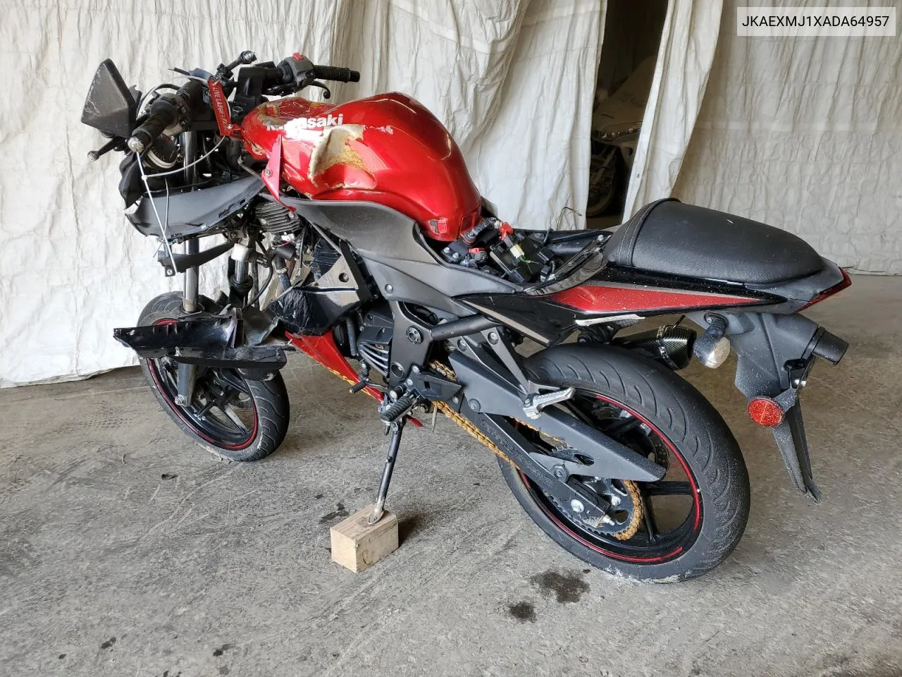 2010 Kawasaki Ex250 J VIN: JKAEXMJ1XADA64957 Lot: 63296523