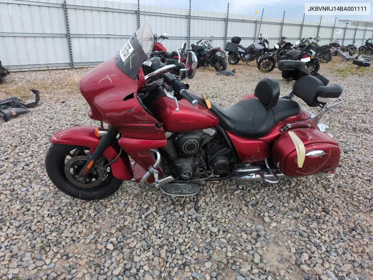 2011 Kawasaki Vn1700 J VIN: JKBVNRJ14BA001111 Lot: 57617975