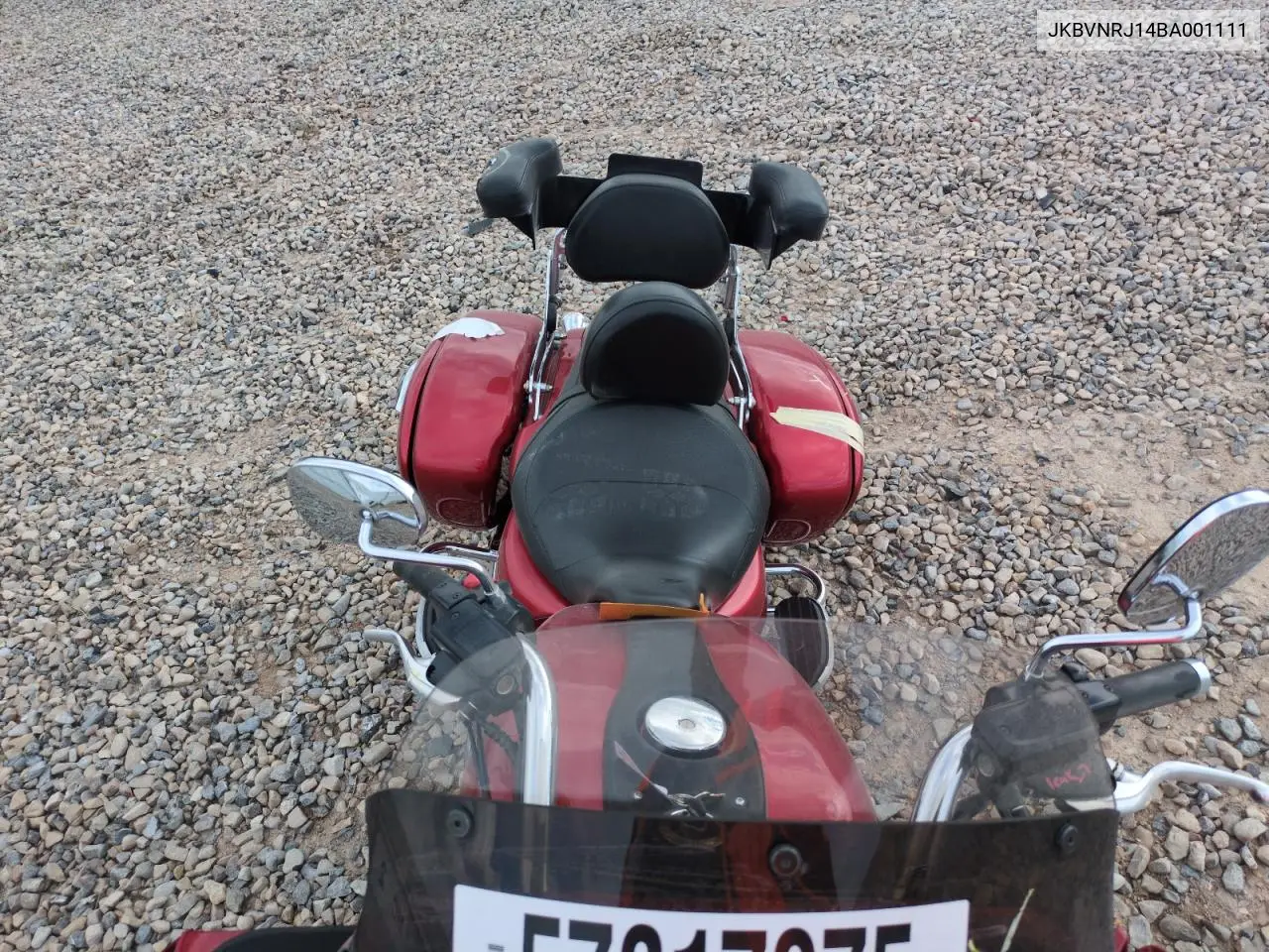 2011 Kawasaki Vn1700 J VIN: JKBVNRJ14BA001111 Lot: 57617975
