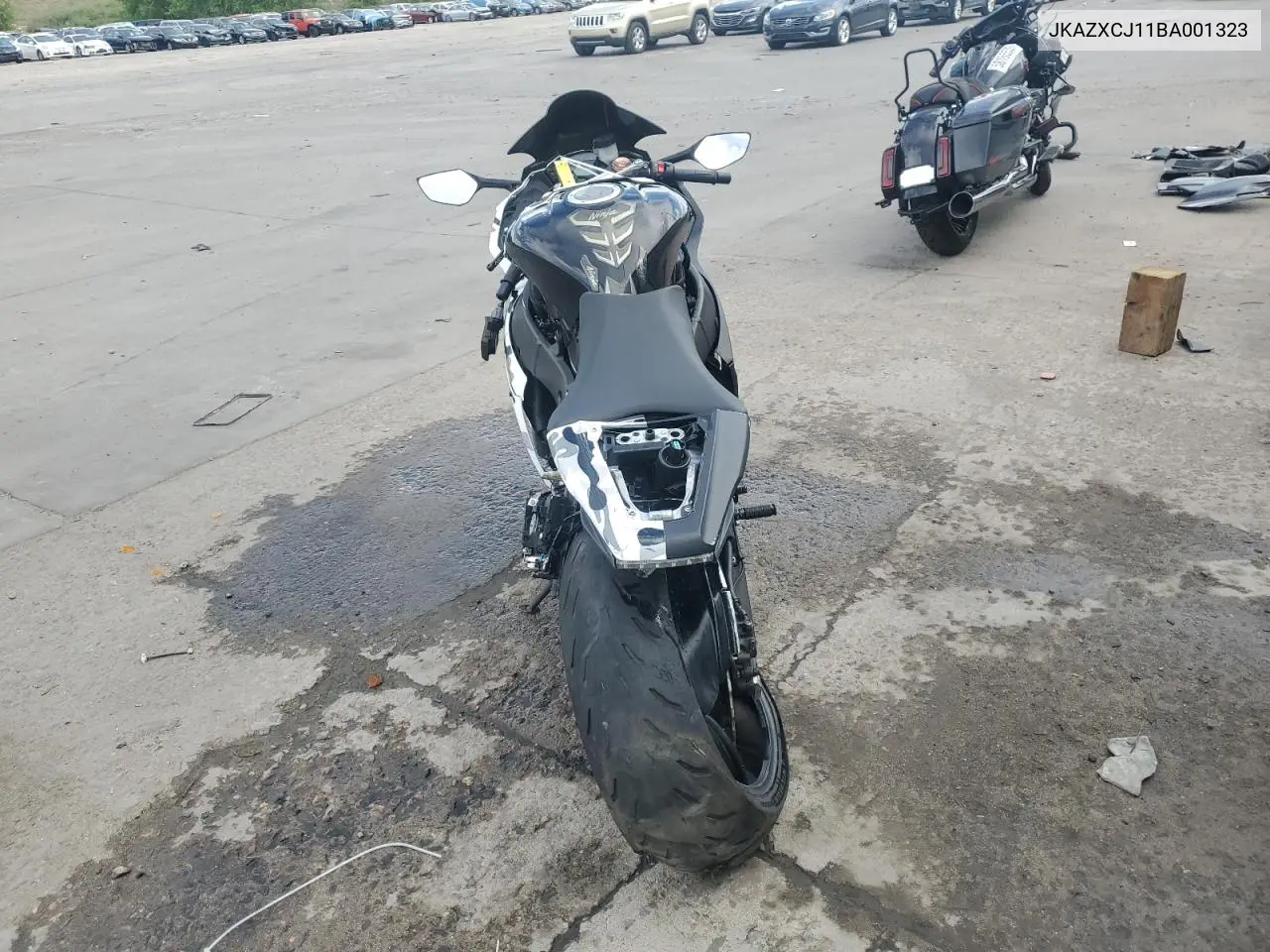 2011 Kawasaki Zx1000 J VIN: JKAZXCJ11BA001323 Lot: 58389425