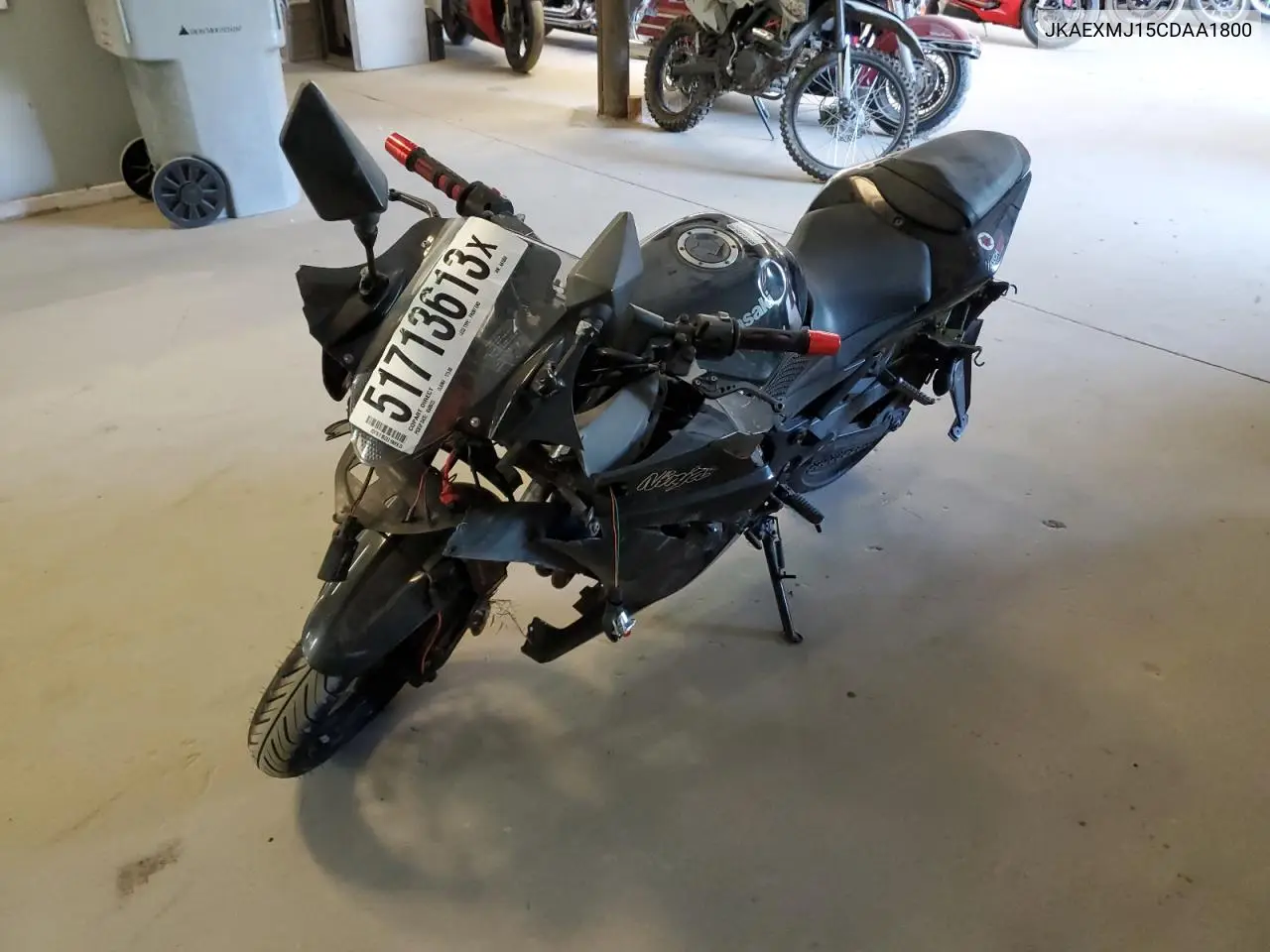 2012 Kawasaki Ex250 J VIN: JKAEXMJ15CDAA1800 Lot: 51713613