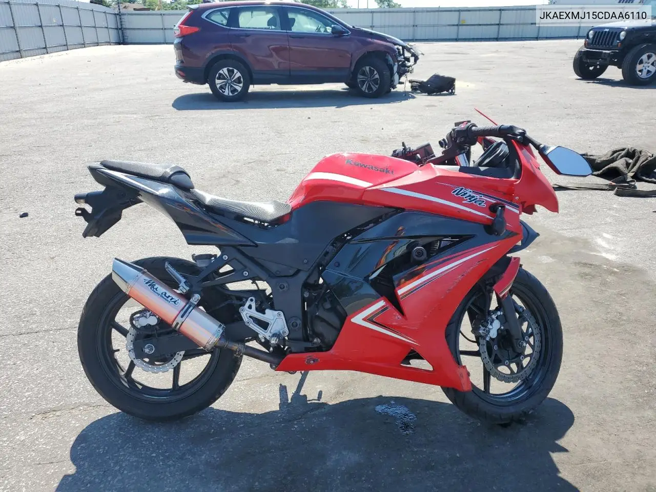 2012 Kawasaki Ex250 J VIN: JKAEXMJ15CDAA6110 Lot: 55809125