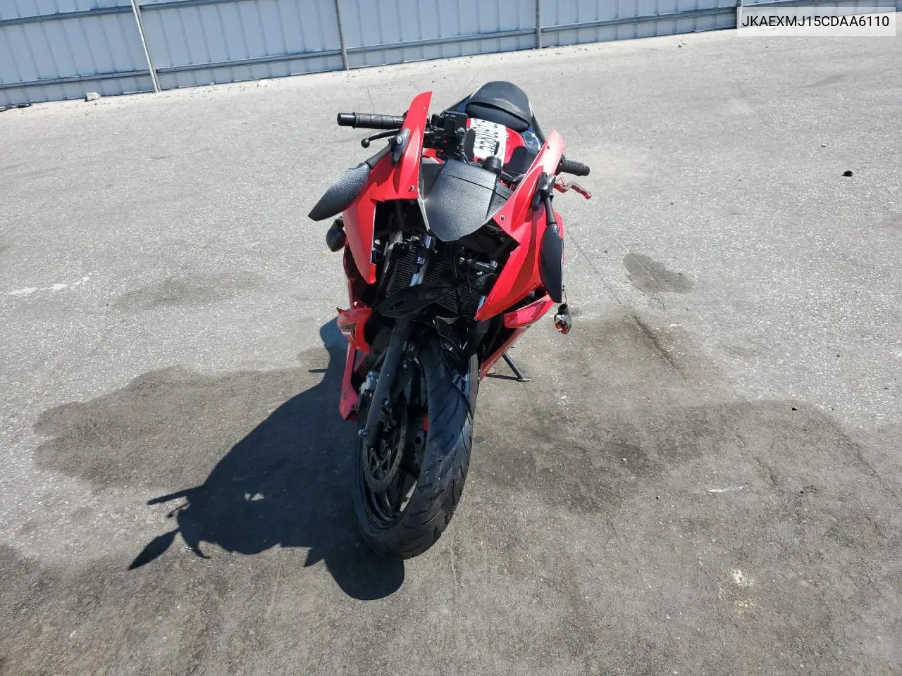 2012 Kawasaki Ex250 J VIN: JKAEXMJ15CDAA6110 Lot: 55809125