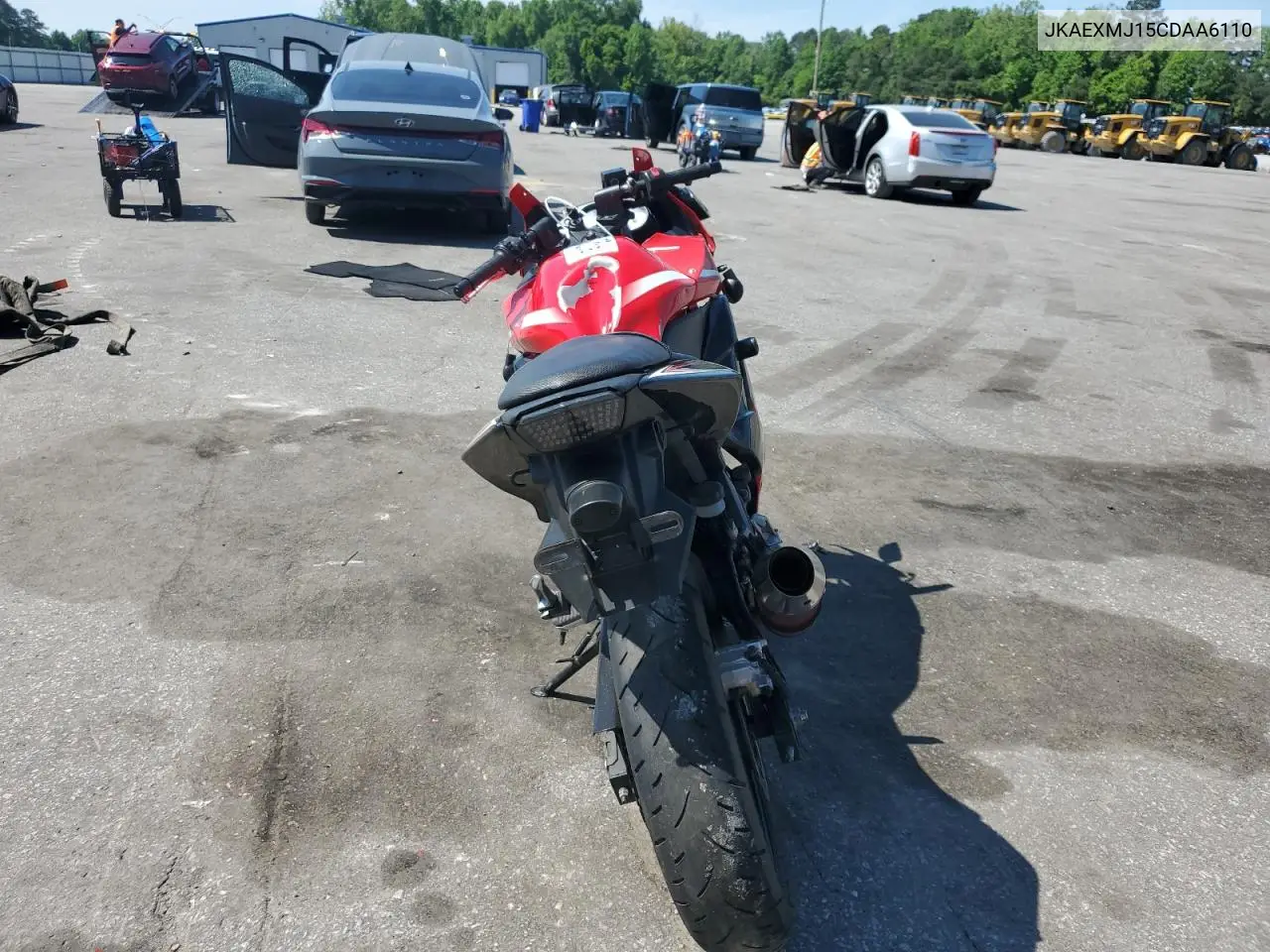 2012 Kawasaki Ex250 J VIN: JKAEXMJ15CDAA6110 Lot: 55809125