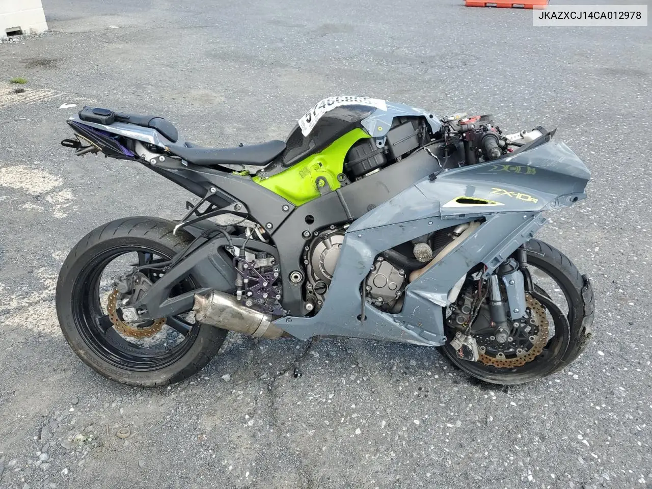 2012 Kawasaki Zx1000 J VIN: JKAZXCJ14CA012978 Lot: 57466865