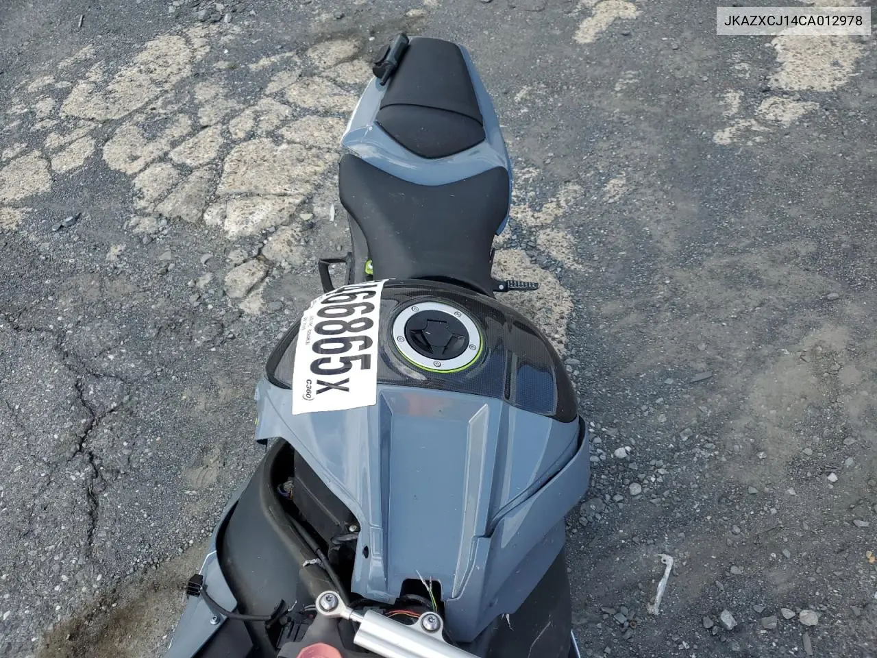 2012 Kawasaki Zx1000 J VIN: JKAZXCJ14CA012978 Lot: 57466865
