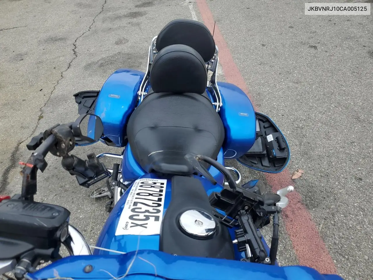 2012 Kawasaki Vn1700 J VIN: JKBVNRJ10CA005125 Lot: 58787235