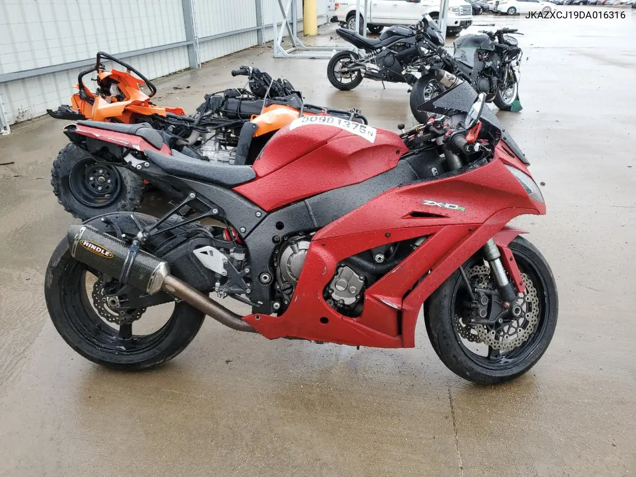 2013 Kawasaki Zx1000 J VIN: JKAZXCJ19DA016316 Lot: 50901375