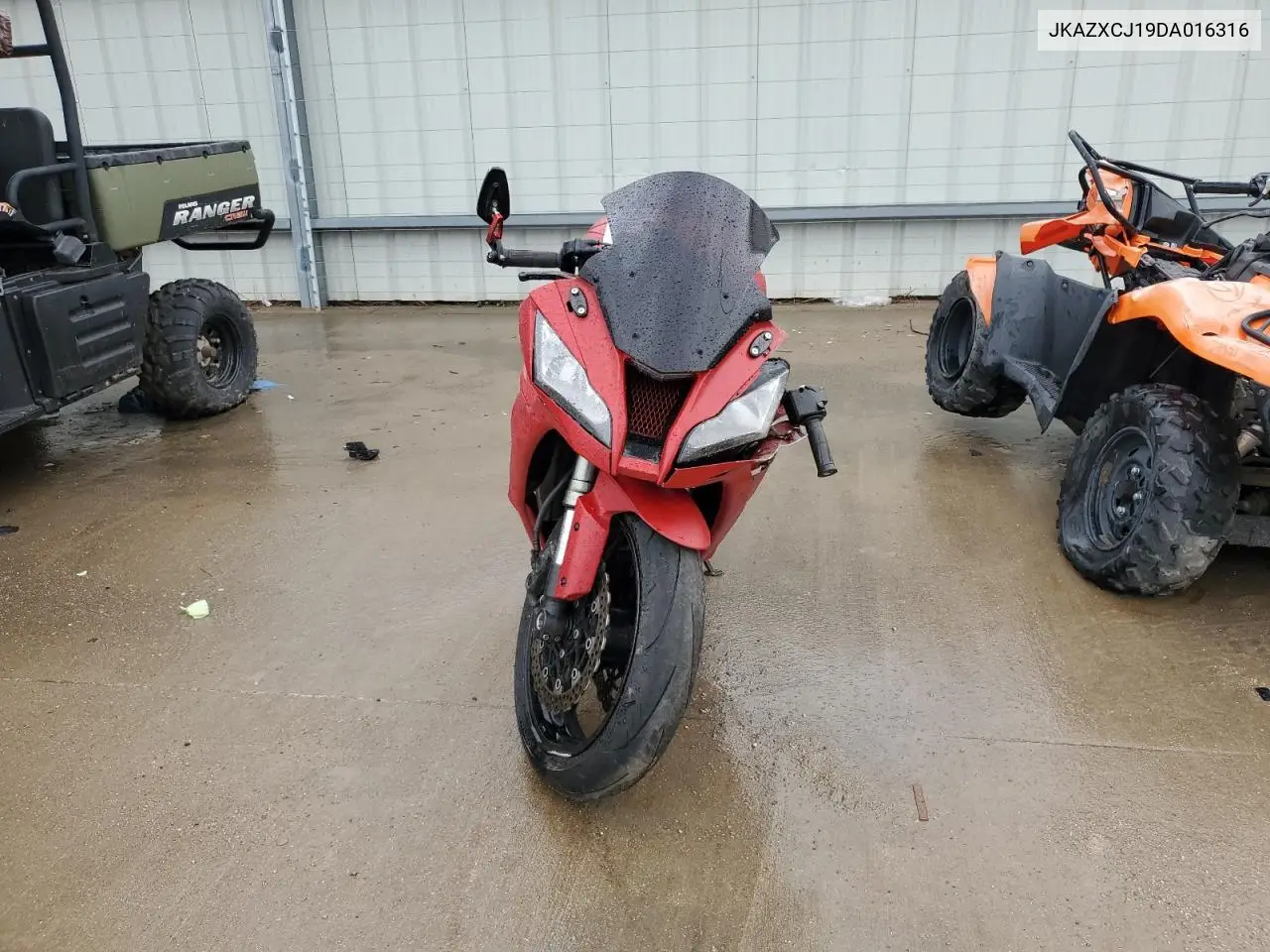 2013 Kawasaki Zx1000 J VIN: JKAZXCJ19DA016316 Lot: 50901375