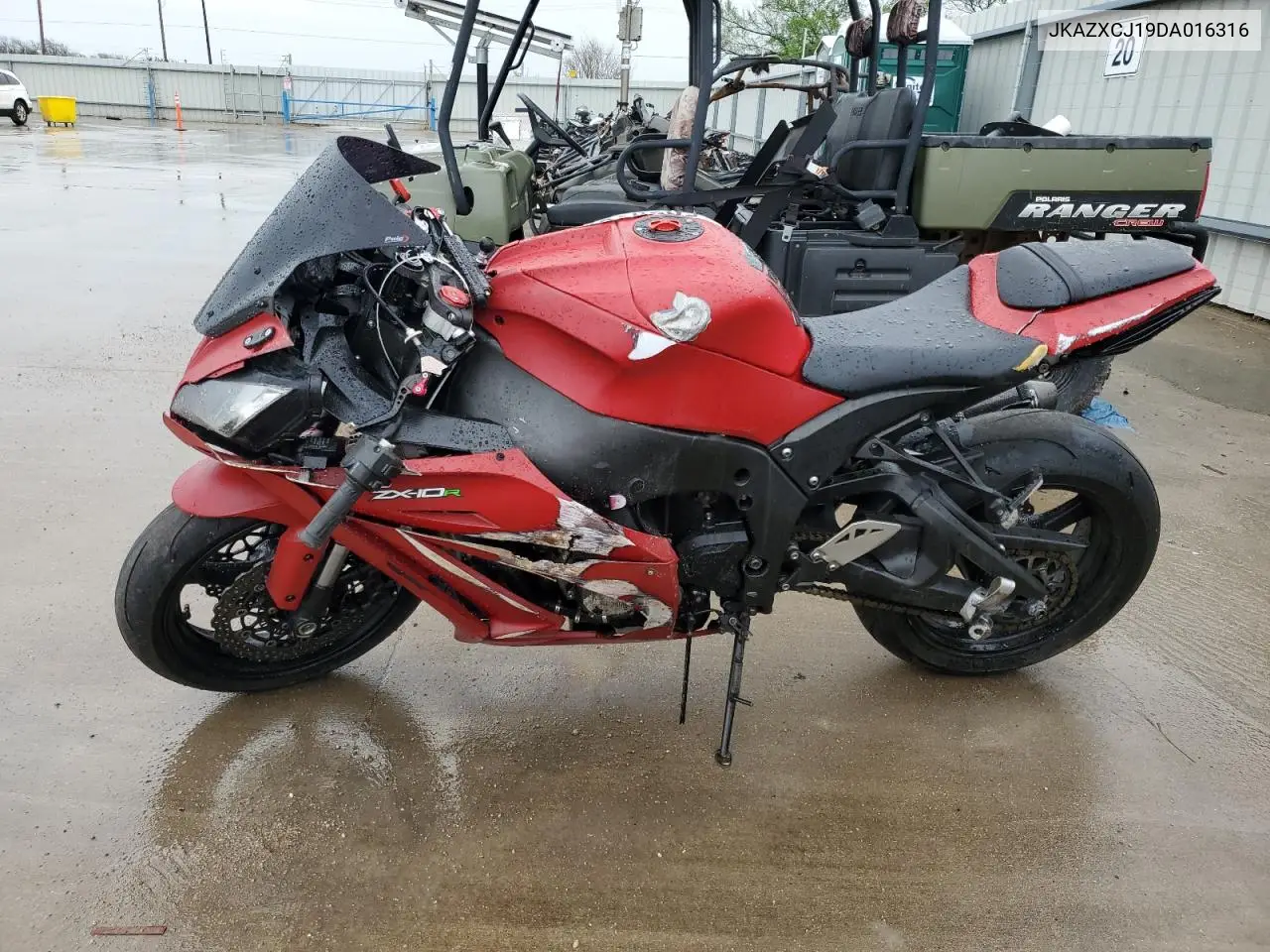 2013 Kawasaki Zx1000 J VIN: JKAZXCJ19DA016316 Lot: 50901375