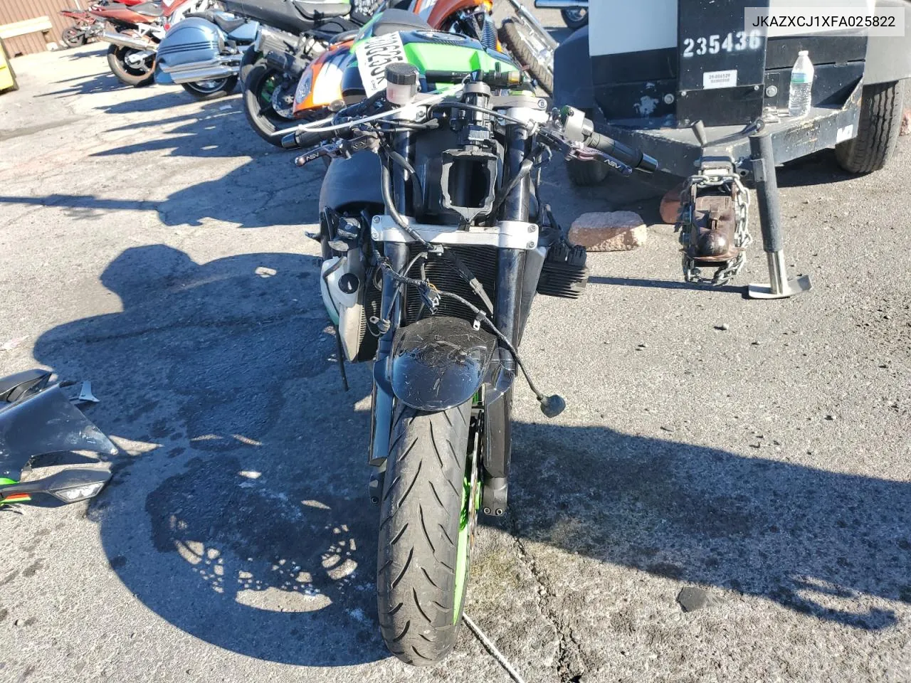 2015 Kawasaki Zx1000 J VIN: JKAZXCJ1XFA025822 Lot: 89306255