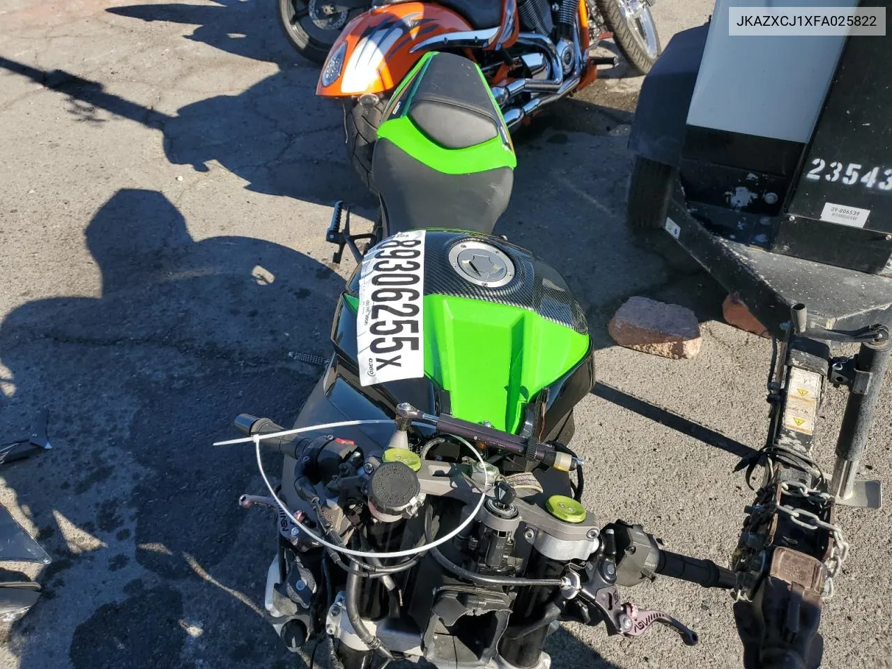 2015 Kawasaki Zx1000 J VIN: JKAZXCJ1XFA025822 Lot: 89306255