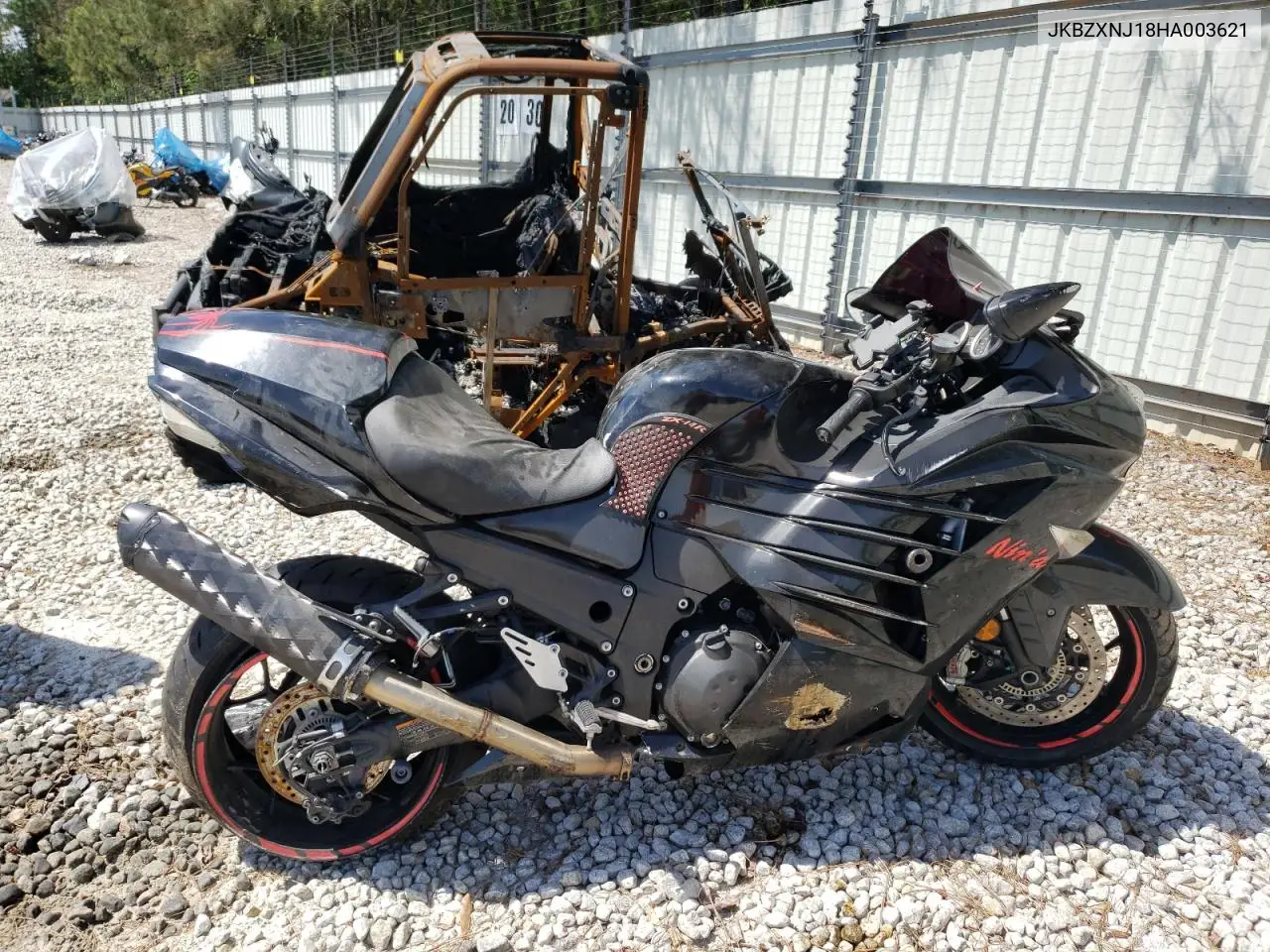 2017 Kawasaki Zx1400 J VIN: JKBZXNJ18HA003621 Lot: 53963665