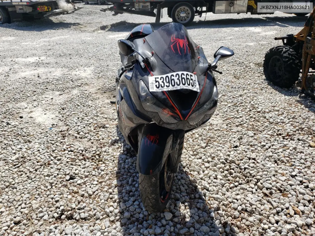 2017 Kawasaki Zx1400 J VIN: JKBZXNJ18HA003621 Lot: 53963665