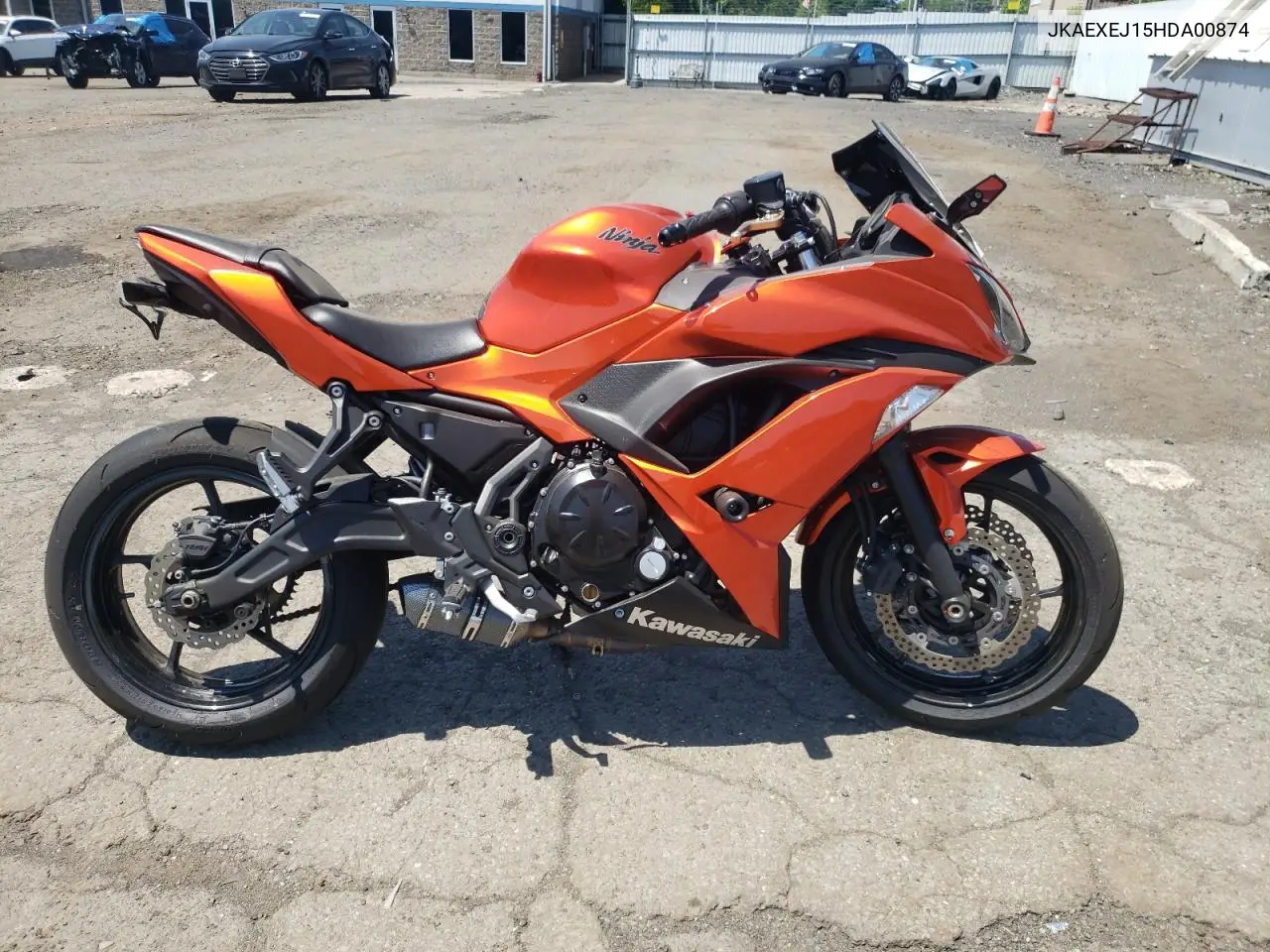 2017 Kawasaki Ex650 J VIN: JKAEXEJ15HDA00874 Lot: 57069015