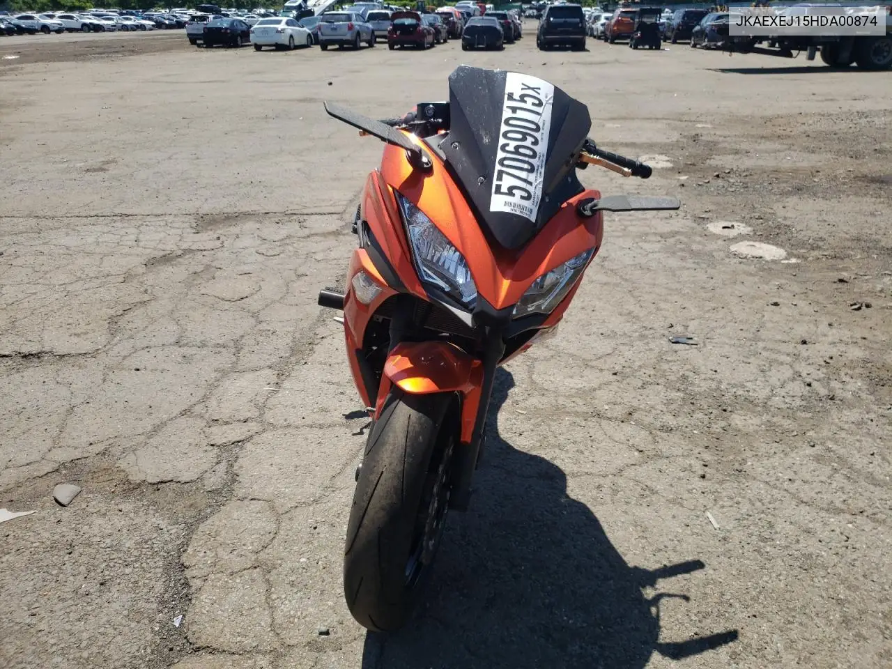 2017 Kawasaki Ex650 J VIN: JKAEXEJ15HDA00874 Lot: 57069015